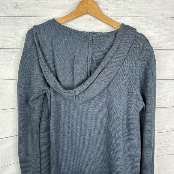 Hot Topic Shadow and Bone Inej Womens M Hooded Cardigan Crows Logo 19886327 Blue - Picture 7 of 11